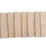 Лента (тесьма) шторная: сборка параллельная (1:2.5) 80 мм / 100 метров, бежевая