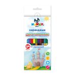 Карандаш двусторонний (набор) заточенный 8х24 цв, Kanzy DCP-1012