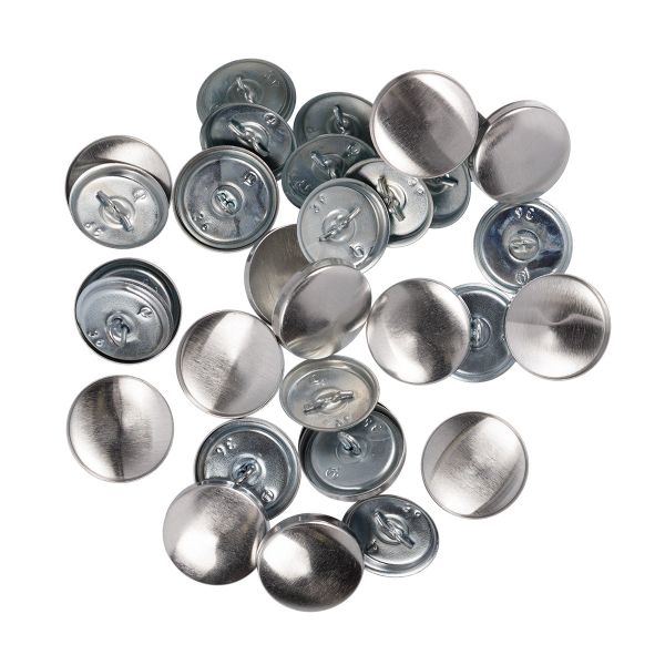 Пуговицы обтяжные 23 мм, металл, 500 шт, Blitz ZMO