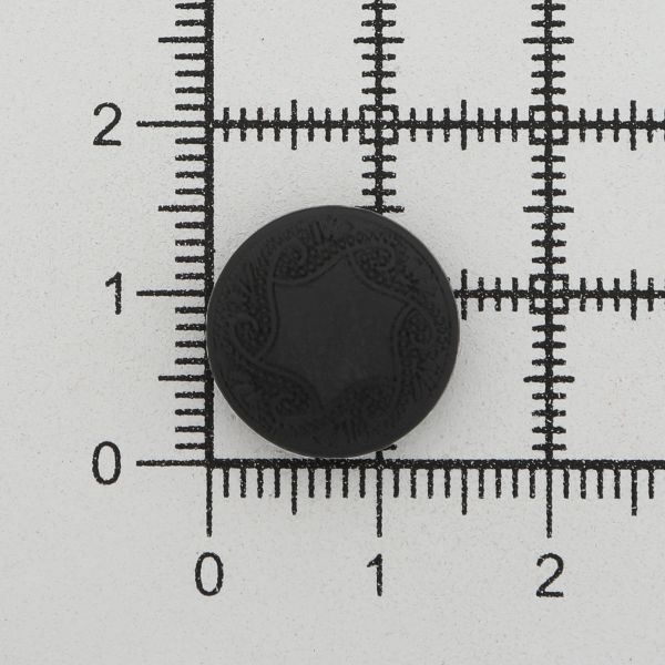 Пуговицы на ножке 24L (15мм) (Black (черный)), 36 шт, 615009-1