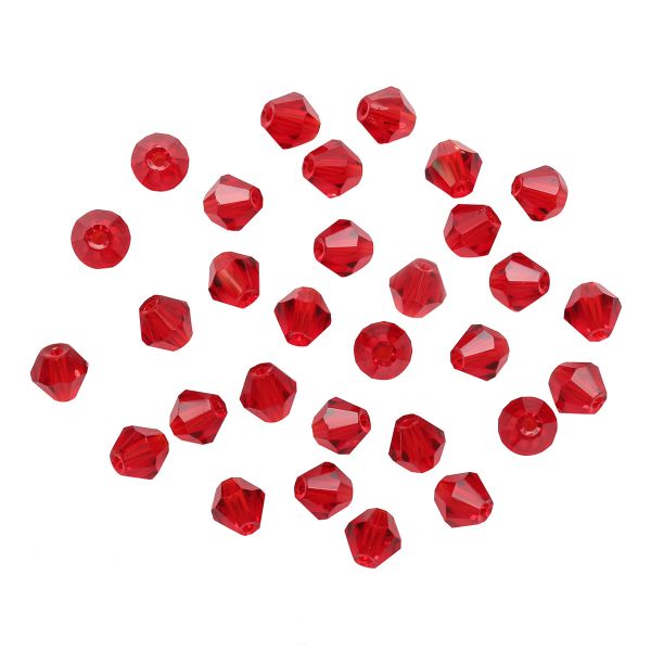 Бусины стекло 6х6 мм, 30 шт, Astra&Craft, 806