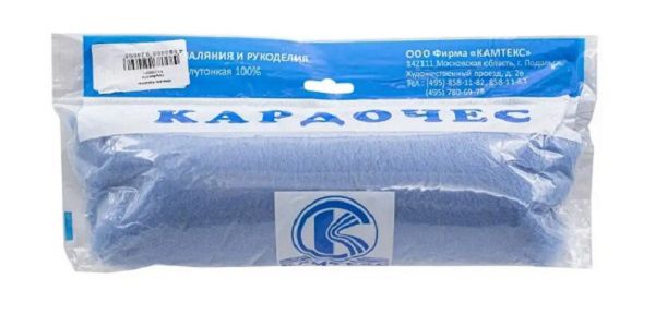 Шерсть для валяния Камтекс кардочес Мини 100% полутонкая шерсть 100 г, 015 голубой