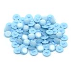 Пуговицы на ножке 32L (20мм), пластик (col.05 голубой), 72 шт, CR P-45