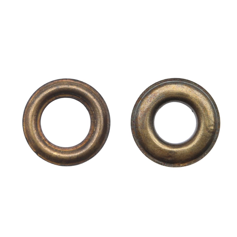 Люверсы металл ⌀12.0 мм (внутр.), №26, сталь, антик, 100 шт, New Star