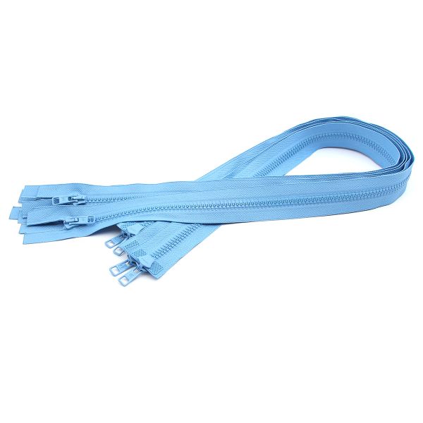 Молния трактор Arta Т6 (6 мм) 2 зам., разъем., 75 см, цв. 039 голубой, уп.5 шт