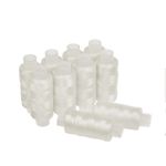 Нитки для бисера белый 300м наб. 10 шт