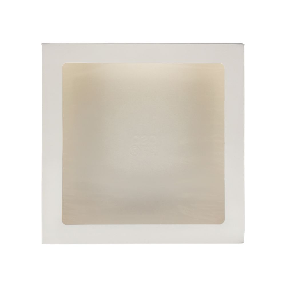 Кондитерская коробка для торта с 1 окном 20х20х4.5 см, S-Chief BFC-020