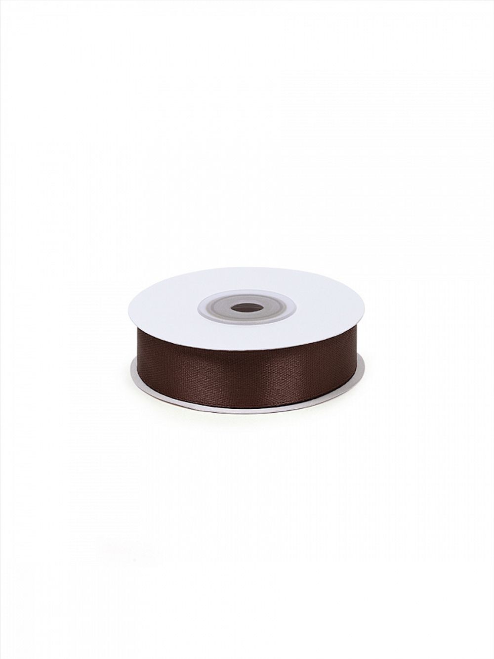 Лента атласная 1-сторонняя 20.0 мм / 22.5±1 метра, 3139 т.коричневый, Magic4Hobby