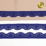 Кружево эластичное (стрейч) 8031 15мм цв.F223 синий ультрамарин, 50м, Kruzhevo