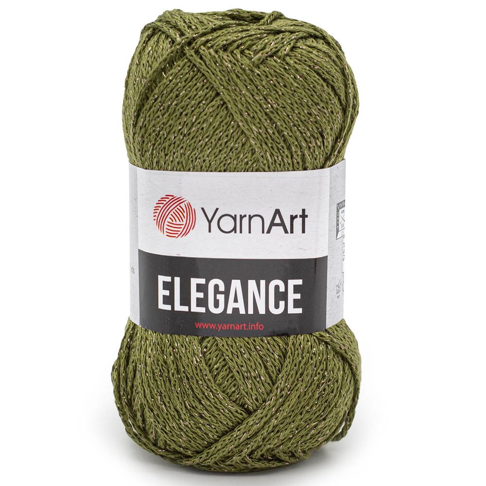Пряжа YarnArt (ЯрнАрт) Elegance / уп.5 мот. по 50 г, 130 м, 113 зеленый