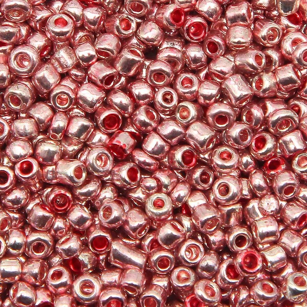 Бисер Astra&Craft 11/0 (2.1 мм), 200 г (10х20 г), цв. 1125 терракот/глянцевое покрытие