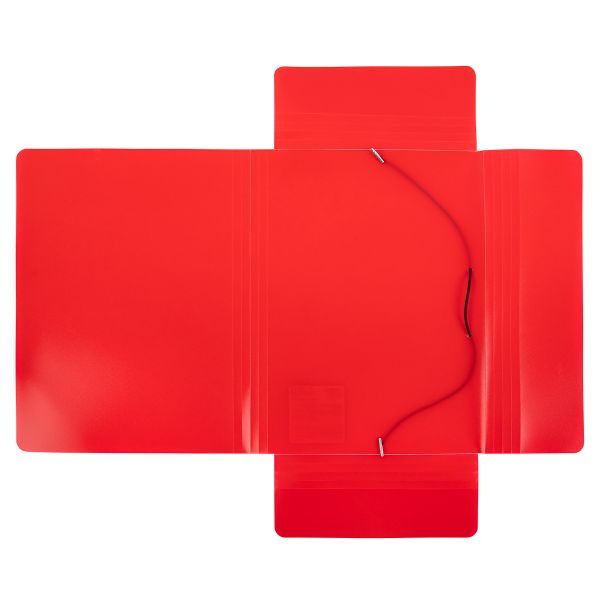 Папка на резинке A4 600 мкм 35 мм, волокно, 5 шт, красный new EC21043004, Expert Complete