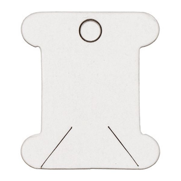 Бобины для мулине картон 4.1 см, 40 шт, белый, Gamma LBK-40