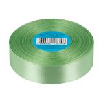 Лента атласная 1-сторонняя 25.0 мм / 33±2 метра, №052 травяной, в термоплёнке, Gamma