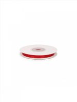 Лента атласная 1-сторонняя 6.0 мм / 22.5±1 метра, 3095 красный, Magic4Hobby