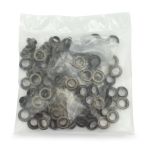 Люверсы металл ⌀_5.0 мм (внутр.), латунь, 100 шт, BIG