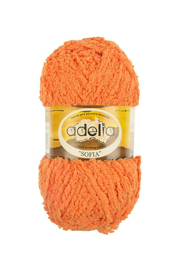 Пряжа Adelia Sofia / уп.10 мот. по 50г, 90м, 38 оранжевый