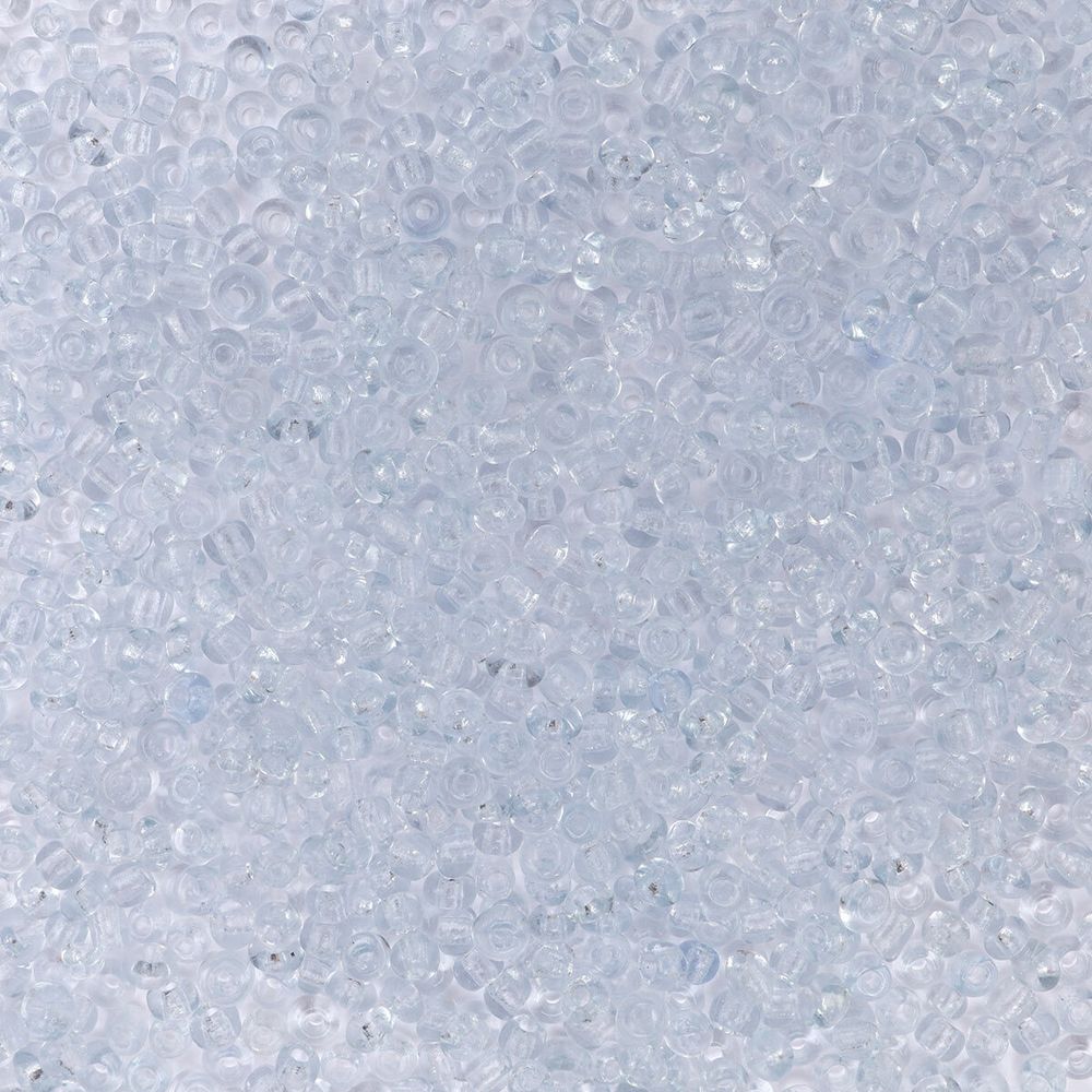 Бисер Astra&amp;Craft 11/0 (2.1 мм), 200 г (10х20 г), цв. 12А св. голубой/прозрачный