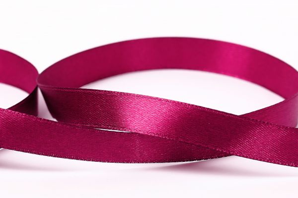 Лента атласная 1-сторонняя 12.0 мм / 33±2 метра, 033 вишневый, Gamma