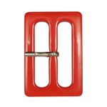 Пряжка с язычком 30 мм, 820 красный, 10 шт /TOS/
