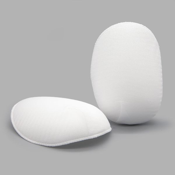 Плечевые накладки (подплечники) реглан 110х165х15 мм, белый, 50 пар