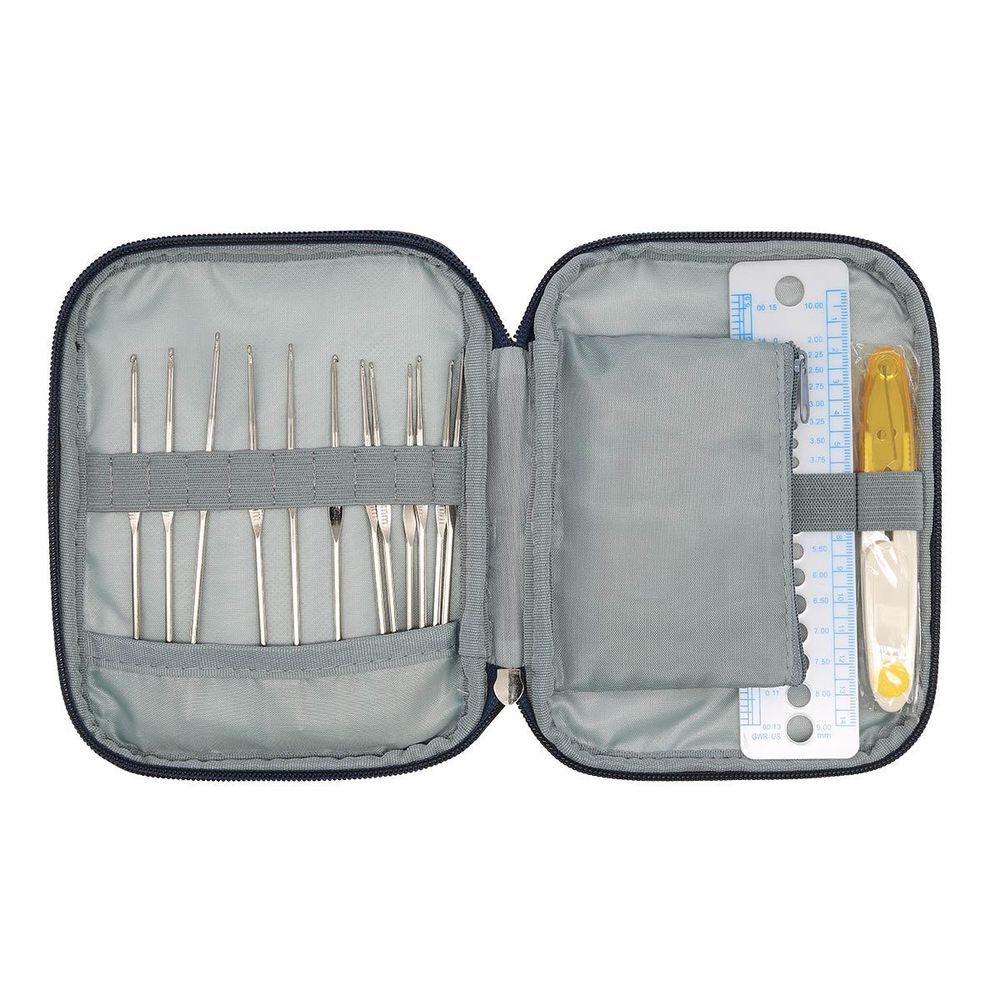 Набор вязальных принадлежностей, многофункциональный, подарочный, 72 предмета, 13,5х17,5 см, Hobby&Pro