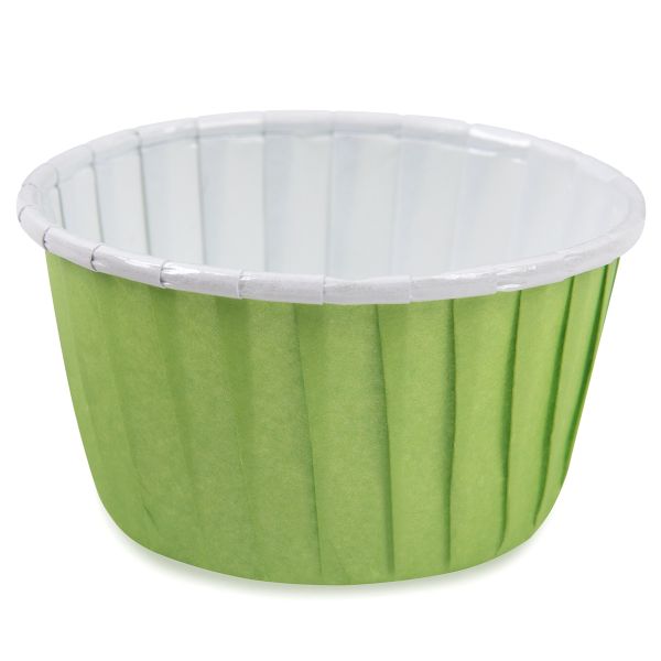 Формы для выпечки бумажные (усиленные с бортиком) 5 см, 5х3.9 см, 12 шт, №04 зеленый, S-Chief PPC-0010