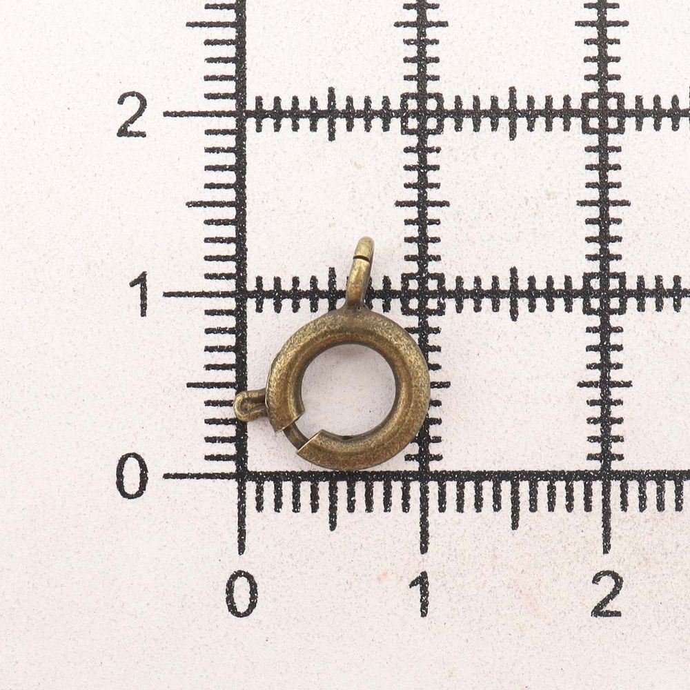 Замок для бус кольцо 9мм, 5 штук, Astra&Craft (латунь), 4AR240