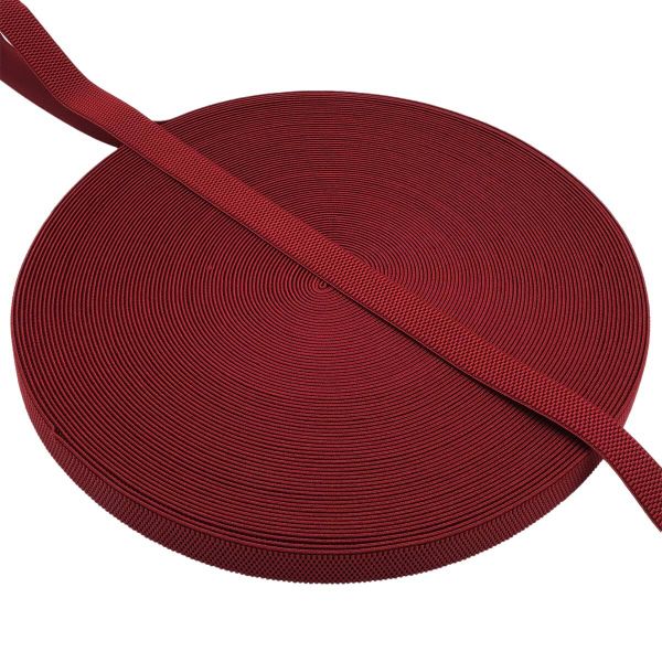 Резинка для подтяжек (помочная) 25.0 мм / 40 метров, 15.75 г/м, 520 темно-красный, 6123-9389