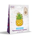 Алмазная (кристальная) мозаика Фрея, Ананас, 5х9,5 см