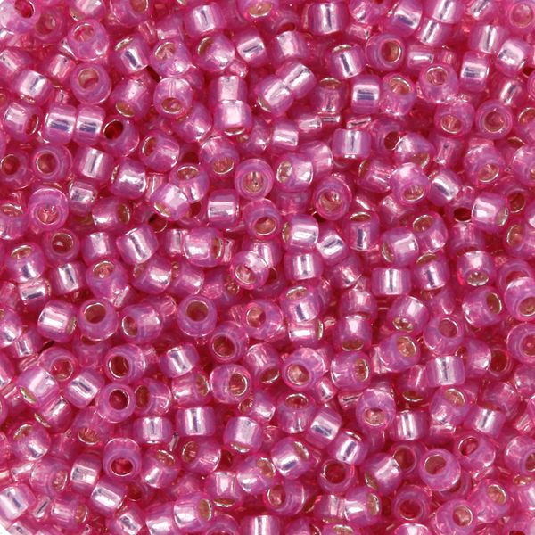 Бисер Toho 15/0 круглый (1.5 мм), 25 г (5х5 г), 2106 розовый