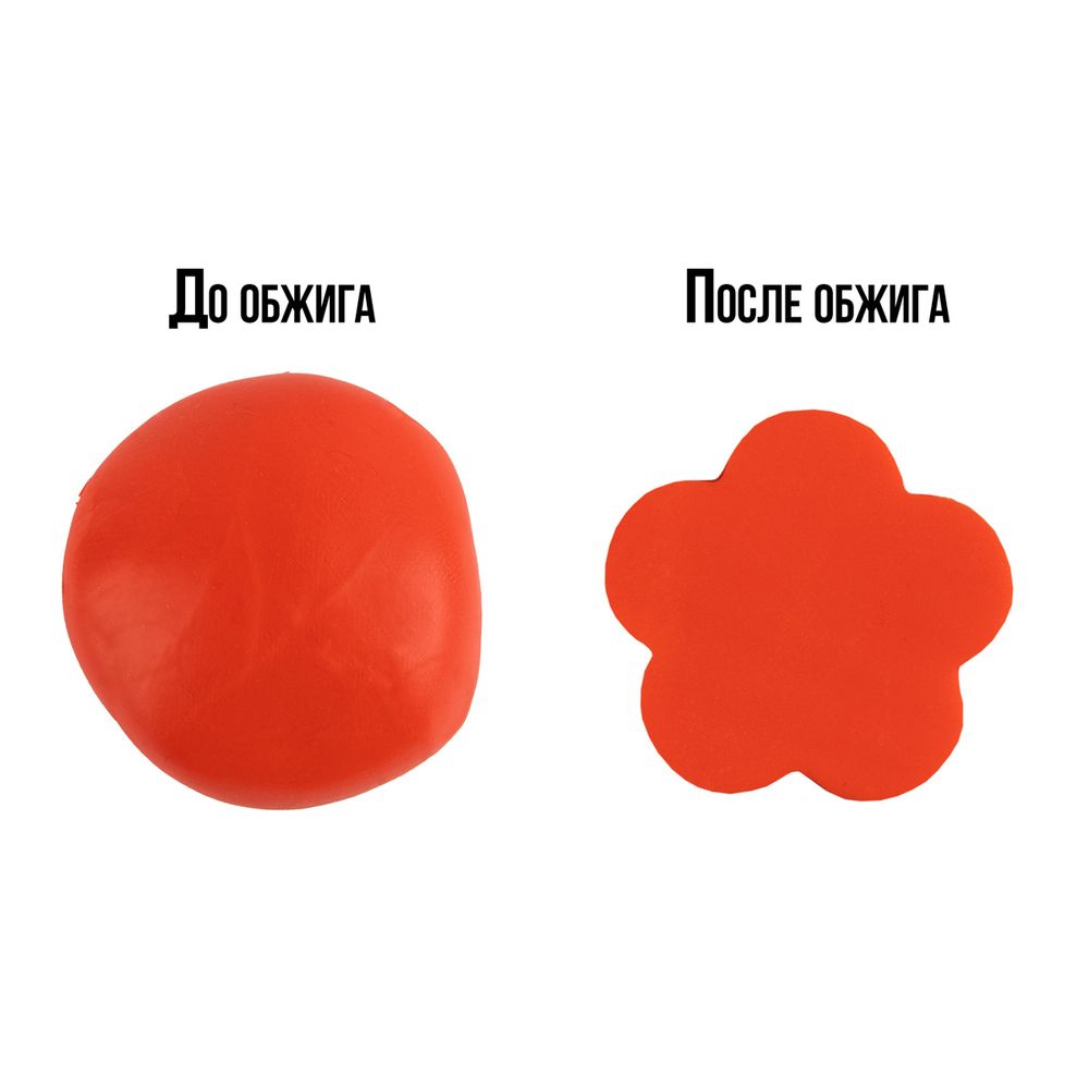 Полимерная глина 52 г, 1080 красный мак, Craft&Clay CCH