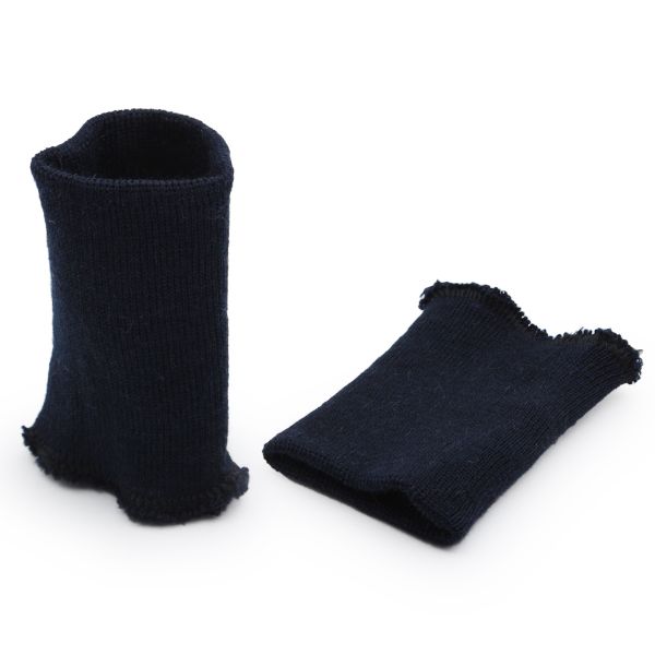 Манжеты трикотажные 7.0х9.0 см, 1 пара, тонкие 14кл. 1х1, 078 синий