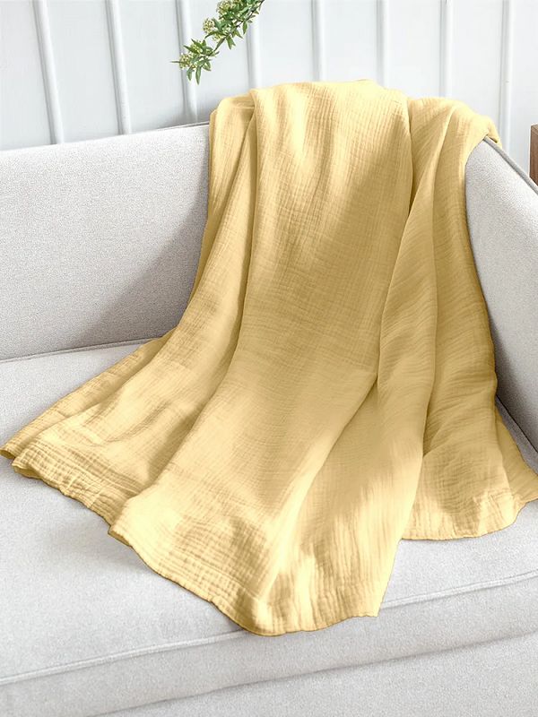 Муслин 125 г/м², 130 см / 2 метра, TBY.Mus.24723.36.2, цв.36 желтый