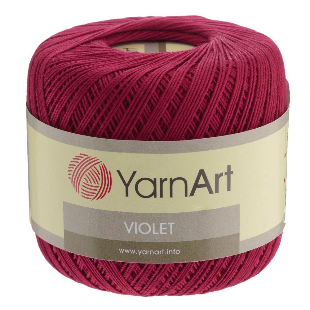 Пряжа YarnArt (ЯрнАрт) Violet, 6х50г, 282м, цв. 5020 красный