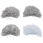 Кнопка рубашечная (джерси) открытая ⌀7.8 мм, ≈1440 шт, МЕТАЛЛ, эмаль, цв.101 белый матовый, NEW STAR