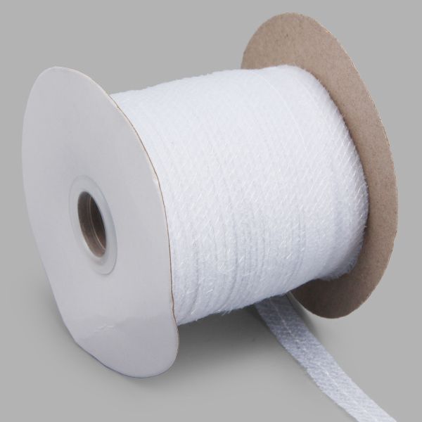 Лента клеевая нитепрошивная по косой усиленная (6441-5013) 10 мм / 100м (белый)