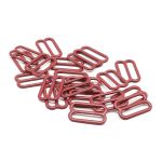 Рамки-регуляторы для бюстгальтера металл 15.0 мм, 20 шт, C520 темно-красный, ГВ1008