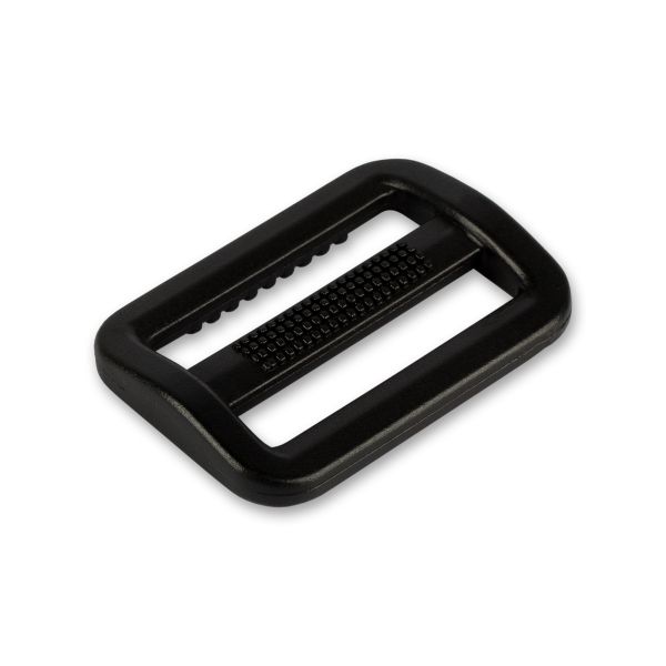 Пряжка двухщелевая пластик 19 мм, 100 шт, черный, Gamma SAR003