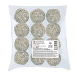 Шары декоративные из ротанга 5 см, 12 шт, №01 белый, Blumentag BRF-5