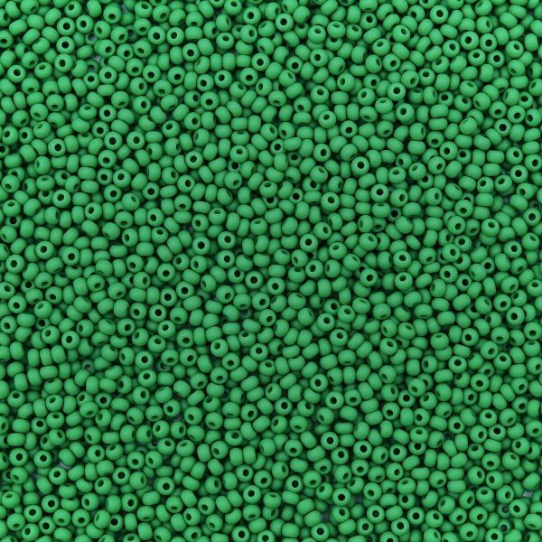 Бисер Preciosa непрозрачный матовый 10/0 (53250), круг.отв, 50 г