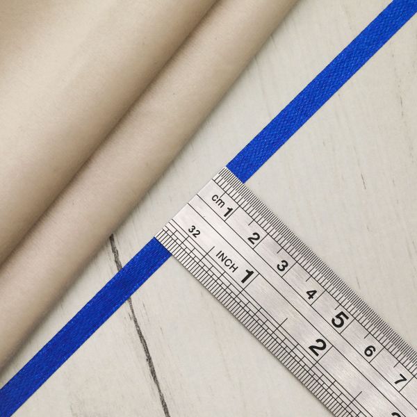 Лента атласная 1-сторонняя 6.0 мм / 22.86±1 метров, 155 василек, Globus