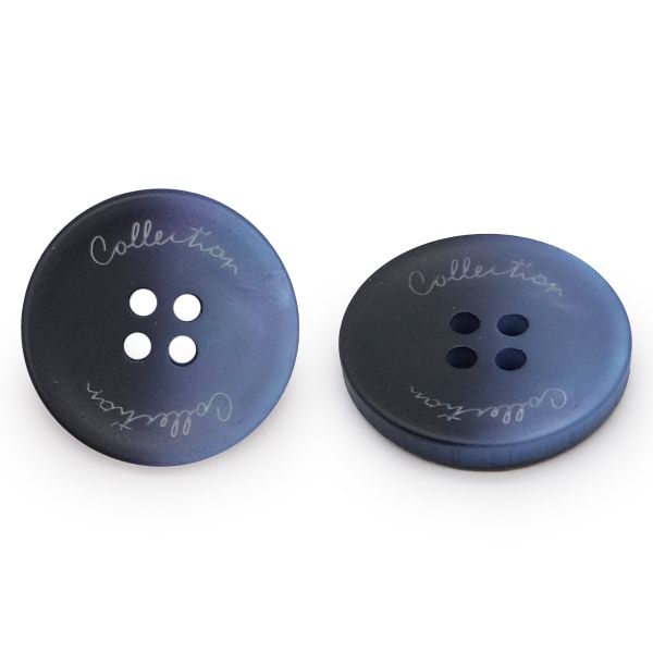 Пуговицы 4 прокола 36L (синий), 36 шт, S090108