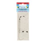 Иглы ручные гибкие бисерные с широким ушком ⌀0.5 мм, 2 шт, сталь, для спиннера Gamma NC-307