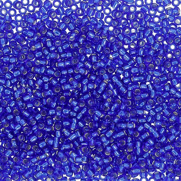 Бисер Toho 15/0 круглый (1.5 мм), 25 г (5х5 г), 0028 яр.синий