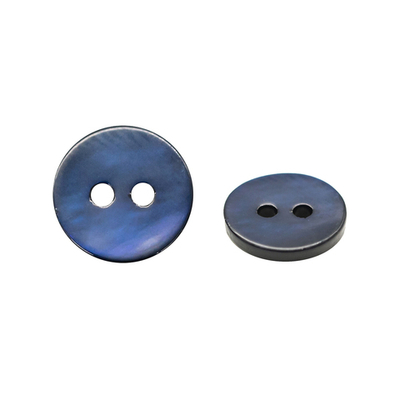 Пуговицы 2 прокола ракушка 16L (9мм) (Blue2 (синий2)), 50 шт
