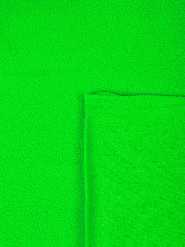 Флис 2-сторонний 190 г/м², 150 см / 2 метра, TBY-0059-333.2, цв.F333 неон зеленый