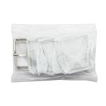 Пряжка ременная металл 40 мм мет. никель, 4 шт, BIG