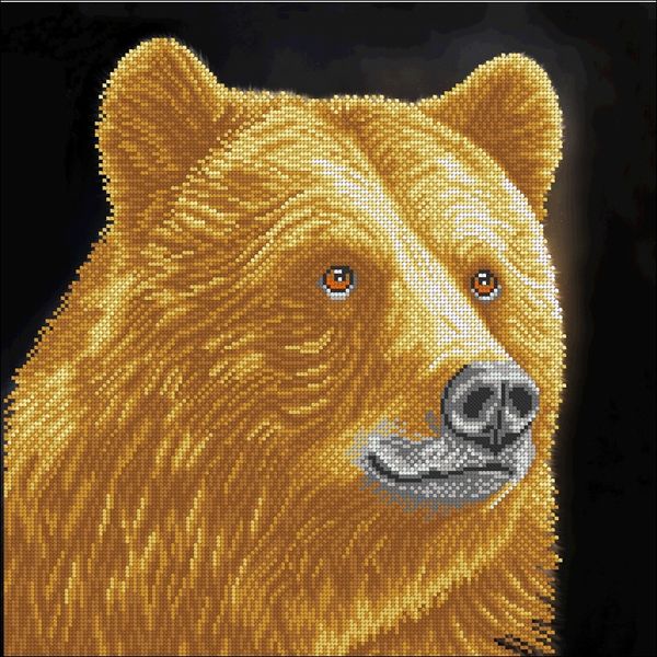 Рисунок на ткани Конек арт. 1489 Хозяин тайги 40х40 см