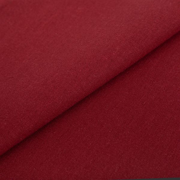 Льняная ткань 210±5 г/м², 150х140 см, №160 бордовый, Gamma 5147N